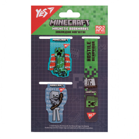 Закладка для книги YES Minecraft 708347 3 шт