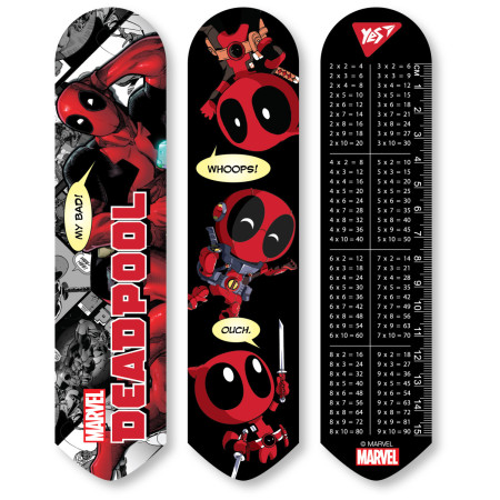 Закладка для книги YES 2D Marvel.Deadpool 707714 19х4.5 см