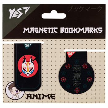 Закладка магнитная для книги YES Anime fox 708120 2 шт