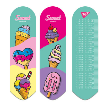 Закладка для книги YES 2D Sweet Cream 708148 19х4.5 см