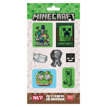 Набор наклеек 2D YES Minecraft Heroes 708530 7 наклеек