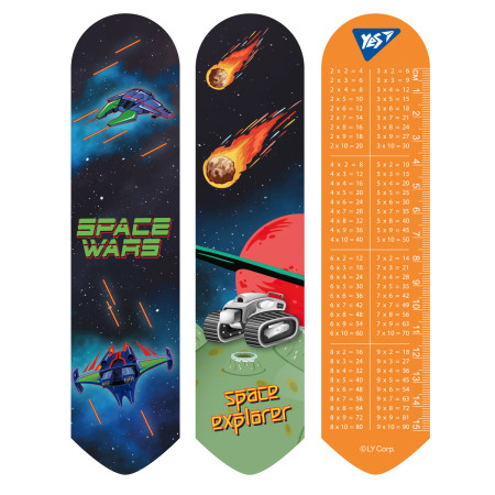 Закладка для книги YES 2D Space wars 708151 19х4.5 см