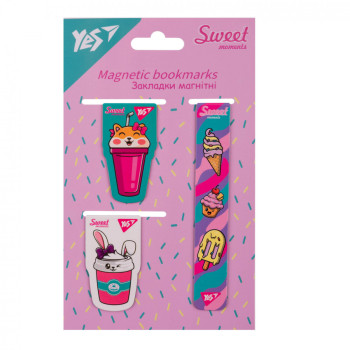 Закладка для книги YES Sweet Cream 708352 3 шт
