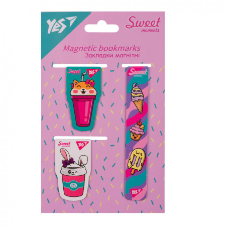 Закладка для книги YES Sweet Cream 708352 3 шт