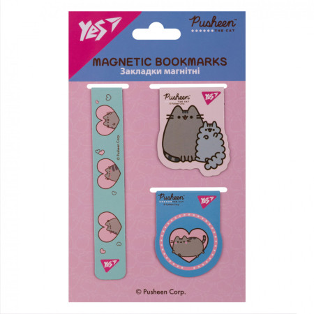 Закладка для книги YES Pusheen 2 708349 3 шт