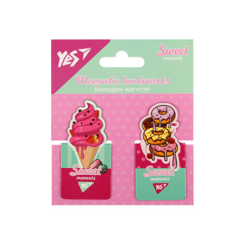 Закладка для книги магнитная YES Sweet Cream 708401 2 шт