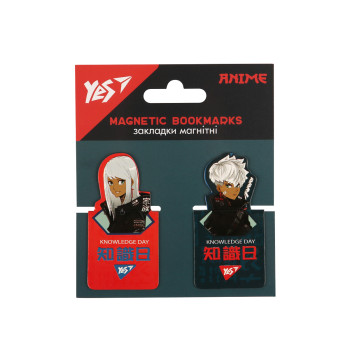 Закладка магнитная для книги YES Anime 708400 2 шт