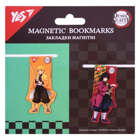 Закладка для книги магнитная YES Demon Slayer Nezuko 708279 2 шт