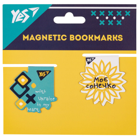 Закладка магнитная для книги YES My Ukraine 708122 2 шт