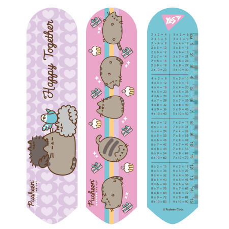 Закладка для книги 2D YES Pusheen friends 708132 19х4.5 см