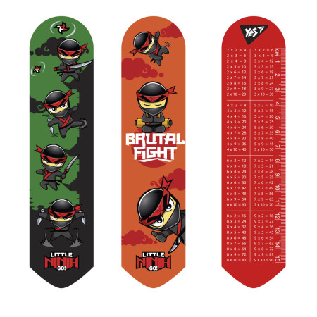 Закладка для книги 2D YES Ninja Brutal fight 708147 19х4.5 см