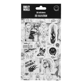 Набор наклеек YES 2D Smiley World 708876
