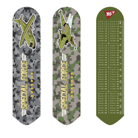 Закладка для книги YES 2D Military green 708145 19х4.5 см