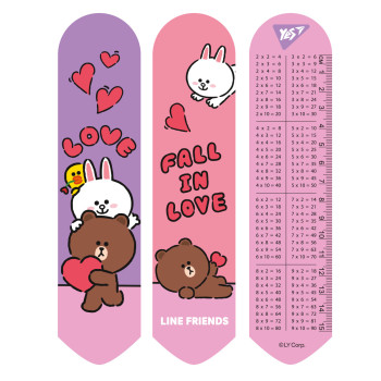 Закладка для книги 2D YES Line Friends love 708134 19х4.5 см