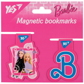 Закладка магнитная для книги YES Barbie friends 708109 2 шт