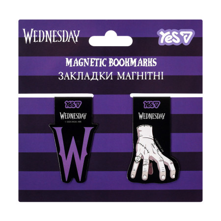 Закладка магнитная для книги YES Wednesday Thing 708819 2 шт