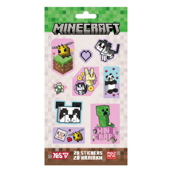 Набор наклеек 2D YES Minecraft Spring 708532 9 наклеек