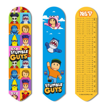Закладка для книги YES 2D Stumble Guys Characters 708744 19х4.5 см