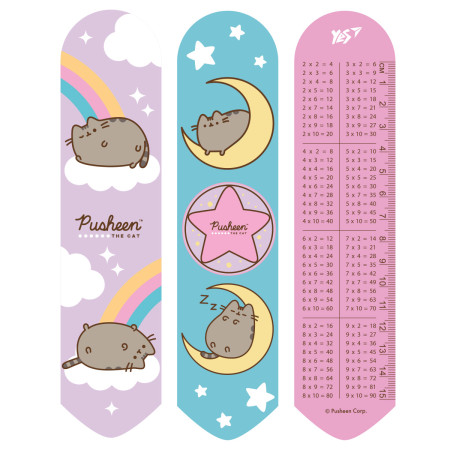 Закладка для книги 2D YES Pusheen rainbow 708133 19х4.5 см