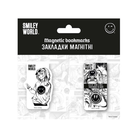 Закладка магнитная для книги YES Smiley World 2 708872 2 шт