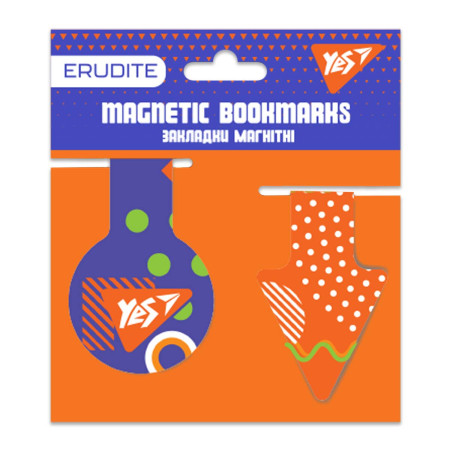 Закладка магнитная для книги YES Erudite 707919 2 шт
