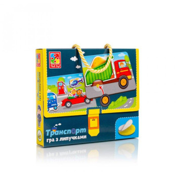 Игра с липучками Vladi Toys Транспорт VT1302-28