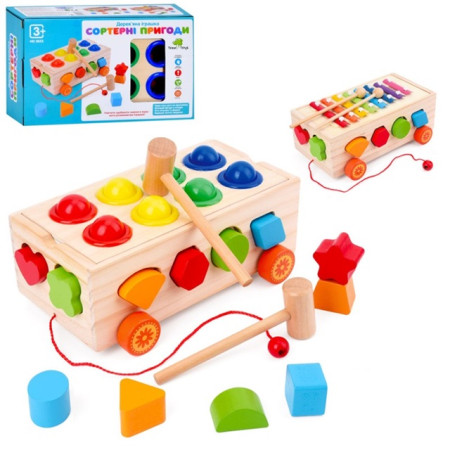 Деревянная игрушка TREE TOYS Центр развивающий MD 0833