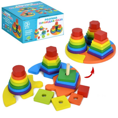 Деревянная игрушка TREE TOYS Геометрика MD 1379