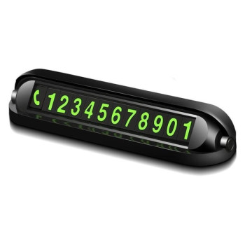 Автовизитка с номером телефона в авто для парковки XOKO Number Detect 001 XK-ND-001 13х2.2х3.4 см черная