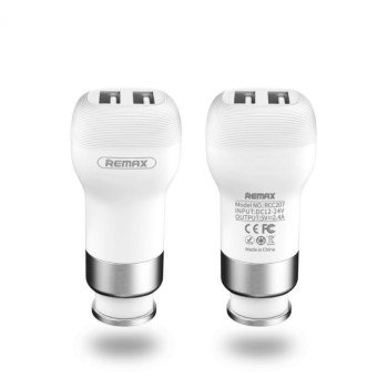 Автомобильное зарядное устройство Flinc RCC-207 2*USB white Remax 344002
