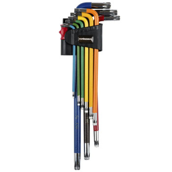 Набор Г-образных ключей TORX Haisser 48117 109344 9 од