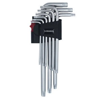 Набор Г-образных ключей TORX Haisser 481115 102897 9 од