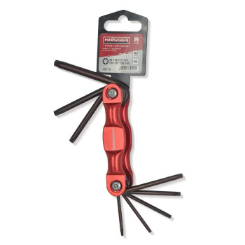Набор раскладных Г-образных ключей TORX Haisser 48119 130591 8 од