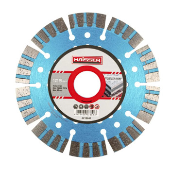 Диск алмазный Haisser Segment turbo СonСrete expert 107651 125х2.2х12х22.23 мм