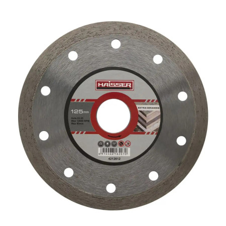 Диск алмазный Haisser Extra СeramiСs 116207 125x1.2x22.23 мм серебристый