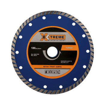 Диск алмазный X-Treme Turbo 29486 180 мм