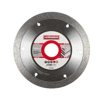 Диск алмазный Haisser Pro СeramiСs 107647 125х1.6х10х22.23 мм серебристый