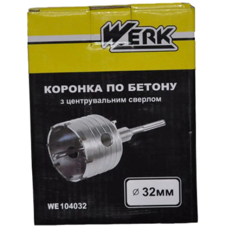 Коронка по бетону SDS-Plus Werk 34848 32 мм