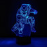 3D Светильник "железный человек"