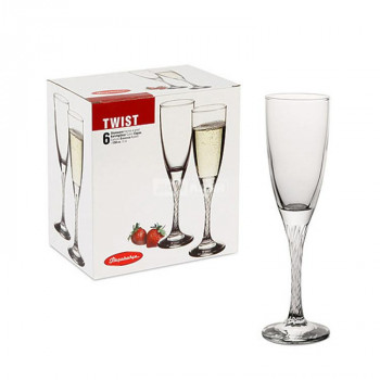 Набор бокалов для шампанского 150 мл 6 шт Twist Pasabahce PS-44307