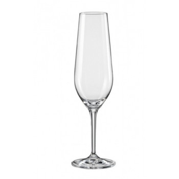 Набор бокалов для шампанского 200 мл 2 шт Amoroso Bohemia 40651/200/2