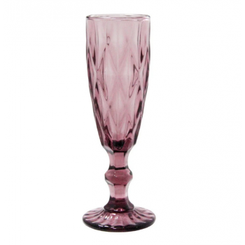 Бокал для шампанского 150 мл Изумруд розовый OLens 34215-5-3
