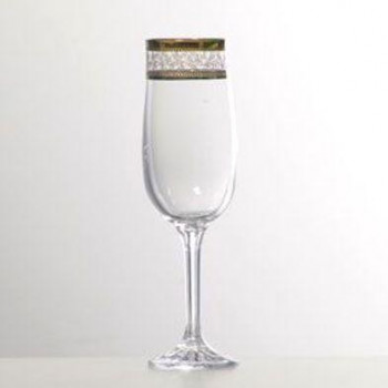 Набор бокалов для шампанского 180 мл 6 шт Diana Bohemia 40157/43081/180