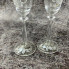 Набор бокалов ручной работы для шампанского Bohemia Фиолетовые цветы 2015-FC 190 мл 2 шт