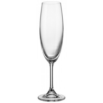 Набор бокалов для шампанского 220 мл 6 шт Sylvia Klara Bohemia 4s415/00000/220