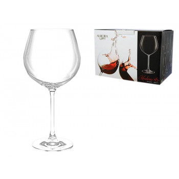 Набор бокалов для вина 650 мл 6 шт Modena Aurora 3276/0/650