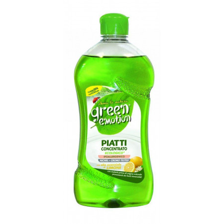 Cредство для мытья посуды 500мл Green Emotion Piatti Limone 8006130503543
