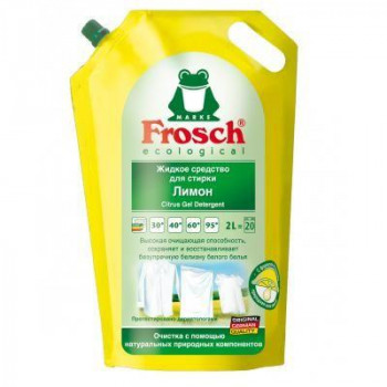Концентрированное жидкое средство для стирки 2 л Лимон Frosch 4009175112965