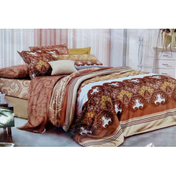 Комплект постельного белья от украинского производителя Polycotton Двуспальный T-90911