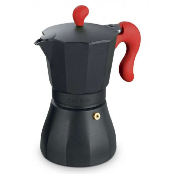 Гейзерная кофеварка на 6 чашки Con Brio СВ-6606-red